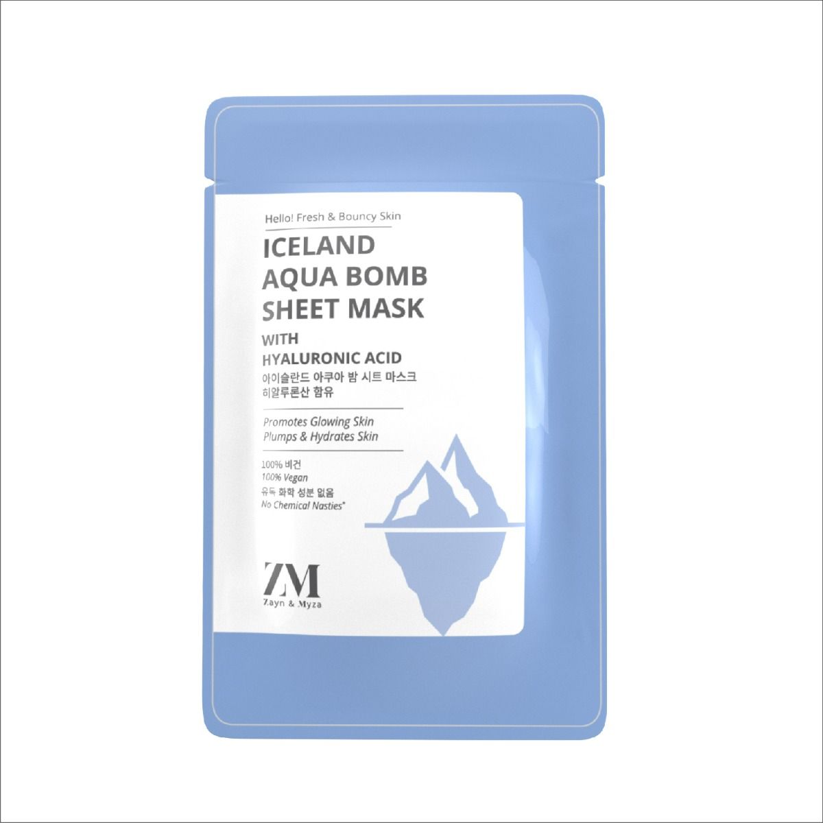 Zayn & Myza Iceland Aqua Bomb Sheet Mask