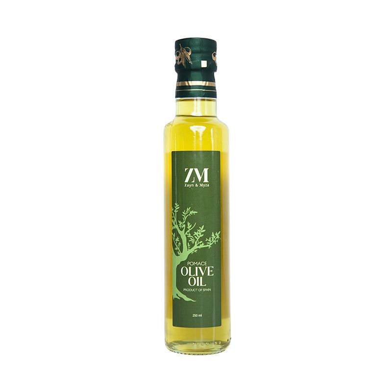 Zayn & Myza Pomace Olive Oil Glass Bottle (250ml)